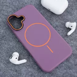 Maska Mag Case Summer Beats za iPhone 16 ljubicasto narandzasta