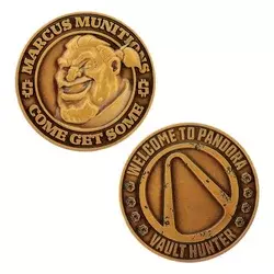 Fanattik Borderlands - Marcus Munitions Limited Edition Coin ( 075075 )