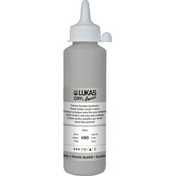 Lukas Cryl Liquid Akrilna barva Silver 250 ml 1 kos