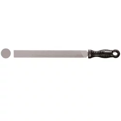 Ajax Žagina datoteka ravna z zaobljenimi vogali, 200 mm, 20 × 3,2 mm, sek 2