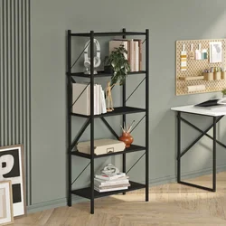 HANAH HOME Polica za knjige London Black