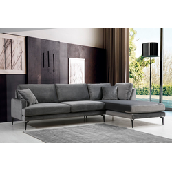 Atelier del Sofa Ugaona garnitura 90x88x283cm Antracit