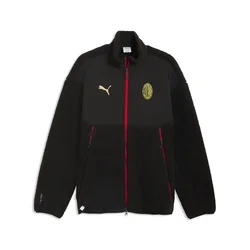 AC Milan PUMATECH Soft Tech Sherpa Jacket Men, Sport, Black, M