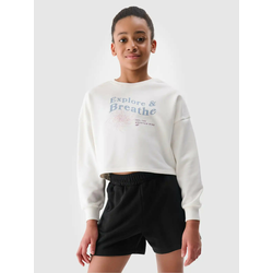 Girls cropped sweatshirt 4F