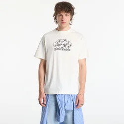Majice Palm Angels Pa Pool Regular Tee Off White/ Black S