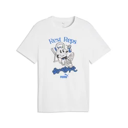 Puma GRAPHIC QUOTE TEE, moška majica, bela 693494