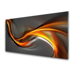 tulup.si Slika na steklu Abstrakcija graphics 100x50 cm 4 obešalnika