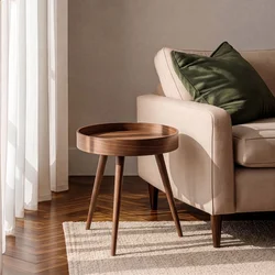 Hanah Home pomoćni sto Bias 60, 60 cm, orah