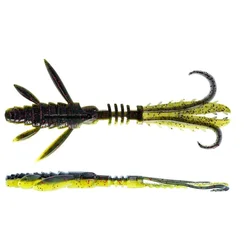 Westin CRECRAW RIPPLR Creaturebait 9.5cm/4g/4x Black Chartreuse