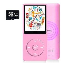 MP3 Player Bluetooth 32GB, Roze