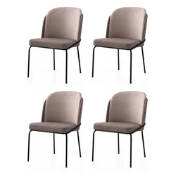 Hanah Home Set trpezarijskih stolica Dore 180 V4, 4 komada, Bež