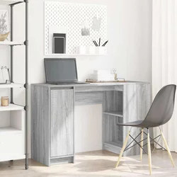 Stol Sivi Sonoma 120x42x76 cm Konstruirano drvo