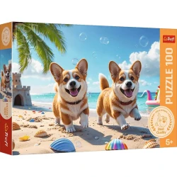 TREFL Puzzle Kuce Corgi - 100 delova