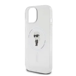 KARL LAGERFELD Maska za telefon Hc Magsafe IML Ikonik za iPhone 15 transparent