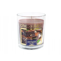 eoshop Sveča v kozarcu PIŠKOTKI Čokolada dišeče 130g