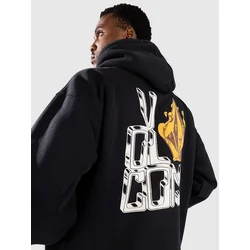 Volcom Fa Callum Rooney Po moški pulover s kapuco antique black