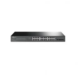 Switch TP-LINK TL-SG2428P Gigabit 28x RJ-45 1Gbps Smart 24x POE+ 4xSFP Rackmount metalno kuciste