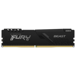 RAM DDR4 16GB 3600MHz Kingston Fury Beast Black KF436C18BB/16