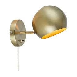 Markslöjd 108754 - Zidna lampa EDGAR 1xE14/40W/230V zlatna