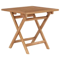 Sklopivi vrtni stol od masivne tikovine 45 x 45 x 45 cm