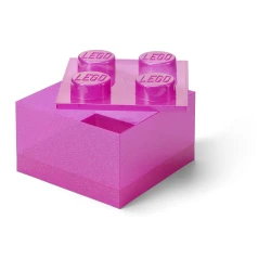 Lego kutija za odlaganje sa poklopcem (4): Svetlucavo roze ( 40090801 )