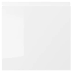 VOXTORP Front fioke, v. sjaj bela, 40x40 cm