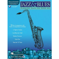 Jazz & Blues: Play-Along Solos for Tenor Sax [With CD (Audio)]