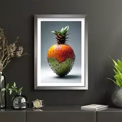Wallity Dekorativna uramljena slika, 38x53cm, Šarena