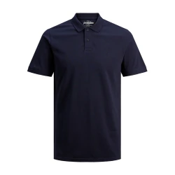 Jack Jones Polo majice kratki rokavi JJEBASIC Modra