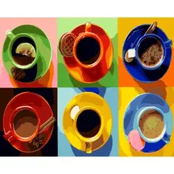 Slika po brojevima Pop-art kafa, 40x50 cm