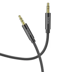 Hoco AUX kabel z 3,5-mm priključkom na 3,5-mm priključek Hoco, 1 m, UPA19, črn