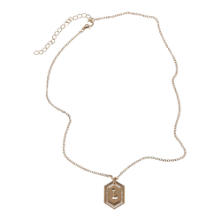 Basic necklace with the letter L