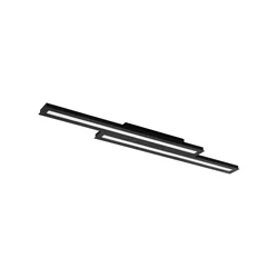 EGLO LED plafonjera SALITERAS-C 20 W 116 cm crna Bluetooth 99411