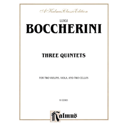 BOCCHERINI THREE QUINTETS