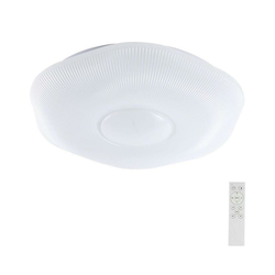 LED prigušiva stropna svetiljka LED/40W/230V 3000-6500K 40 cm bela + daljinski upravljač