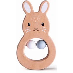 Bigjigs Toys Rattle Rabbit ropotuljica iz lesa