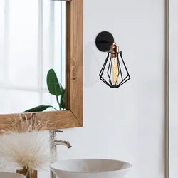 Opviq Zidna lampa E27 Socket, Crno-Bronzana
