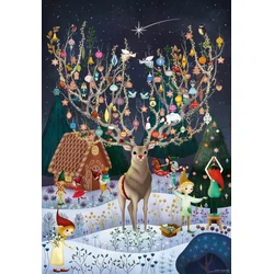 D-Toys - Puzzle Rdeči severni jelen Rudolph - 1 000 kosov