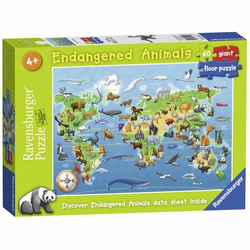 Podna Puzzla Ravensburger Ugrožene životinje RA05515