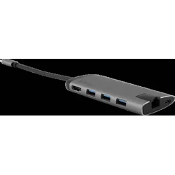 VERBATIM USB-C Multiport Hub USB-C/2xUSB3.0/HDMI (4K)/RJ45/SD/mSD adapter