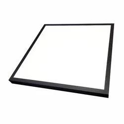 Mitea Nadgradni LED Panel Crni 600x600, 40W, 6500K, Bez Treperenja