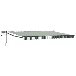 Ručna zlačivna tenda s LED diodama 5 x 3 m