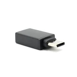 Adapter OTG Type C USB metalni crni