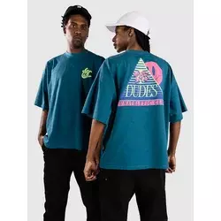 The Dudes Unathletic Club Back Classic Oversize He T-S deep peacock