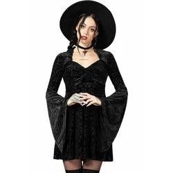 Ženska obleka KILLSTAR - Lady Od Sorrows - Črna - KSRA007710