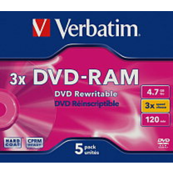 Verbatim Verbatim VERBATIM DVD-RAM 4.7GB, 3 x 5 komada