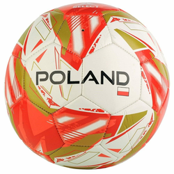 SELECT Žoge nogometni čevlji rdeča 5 Flag Ball Poland