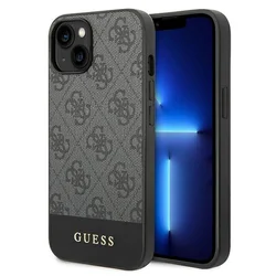 CG MOBILE Guess Maska za iPhone 14 Plus Hc PC/TPU 4G Bottom Stripe 6.7 siva
