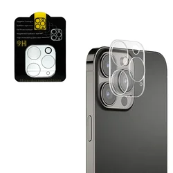 Zaštita kamere 3D FULL COVER za iPhone 12 Pro transparent