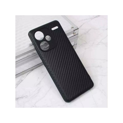 TERACELL Maska Carbon fiber za Xiaomi Redmi Note 13 Pro Plus Crna